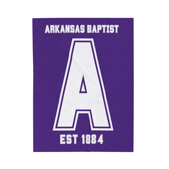 Arkansas Baptist College Plush Blanket - 107 HBCU