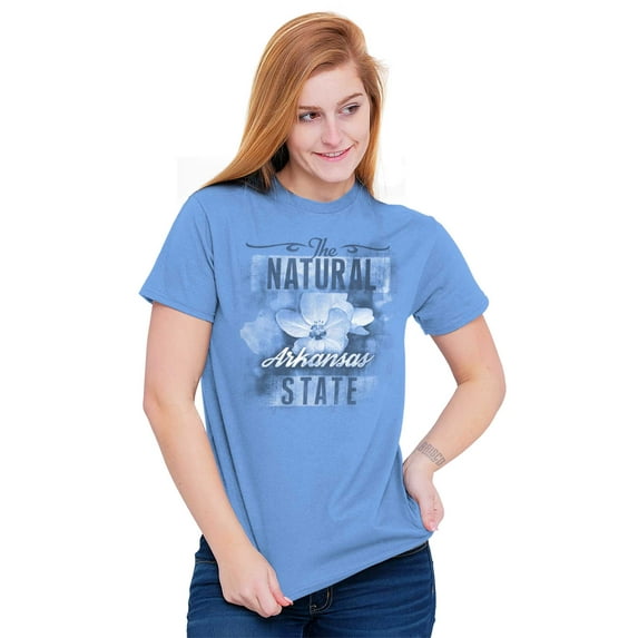 Arkansas Cute State Flower Souvenir Women's Graphic T Shirt Tees Brisco Brands M