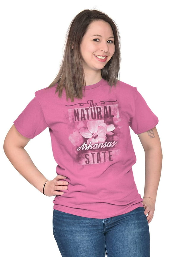 Arkansas Cute State Flower Souvenir Women's Graphic T Shirt Tees Brisco Brands S