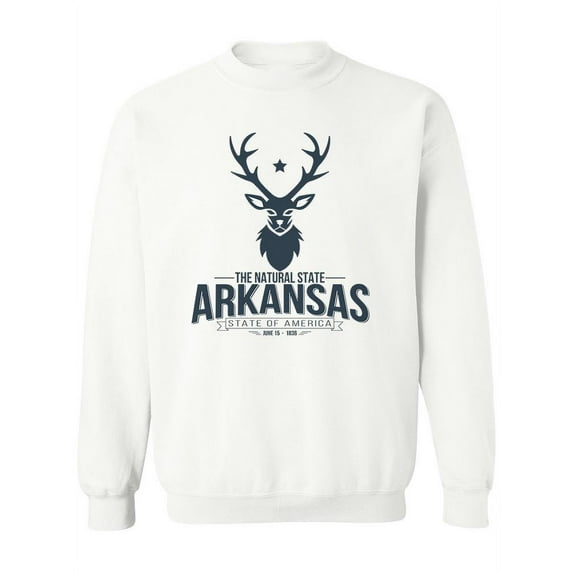 Arkansas Deer Sweatshirt Women -SPIdeals Designs, Female Medium