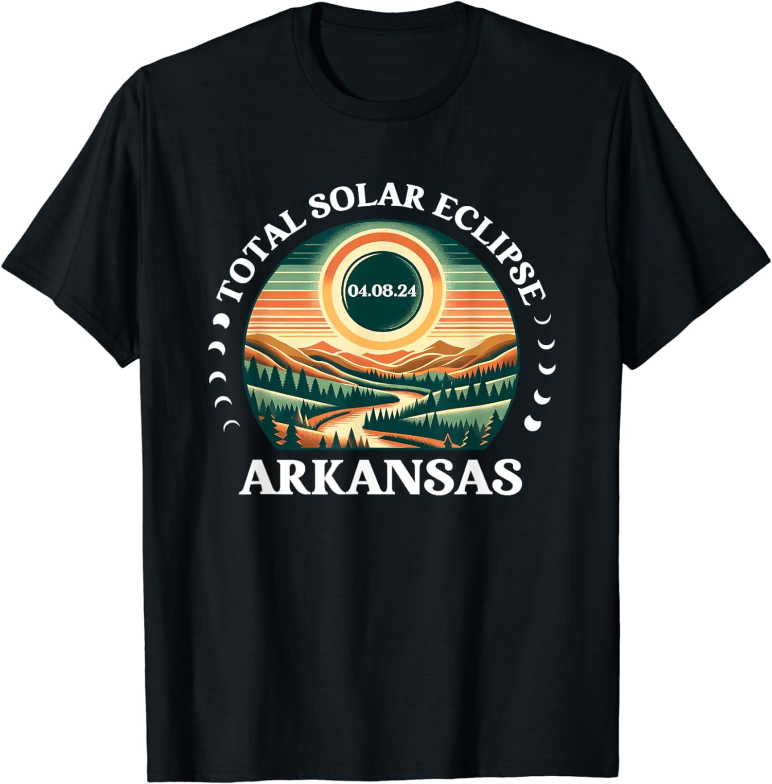 Arkansas Eclipse 4.08.24 America Total Solar Eclipse 2024 TShirt