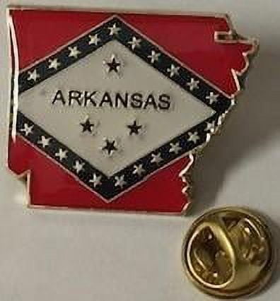 Arkansas Flag Official Map Lapel Pin - Walmart.com