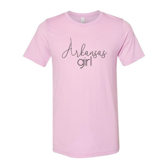 "Arkansas Girl, Arkansas Shirt, AR Shirt, Arkansas Is Home, Regnat Populus, Women's Arkanasas Shirt, AR Apparel, Gift For Her, Home State, Lilac, 2XL"