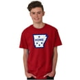 thumbnail image 1 of Arkansas Home State Pride Map Flag Men's Graphic T Shirt Tees Brisco Brands L, 1 of 6