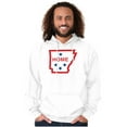 thumbnail image 1 of Arkansas Home State Pride Map Flag Unisex Plus Fleece Graphic Hoodie Brisco Brands 3X, 1 of 5