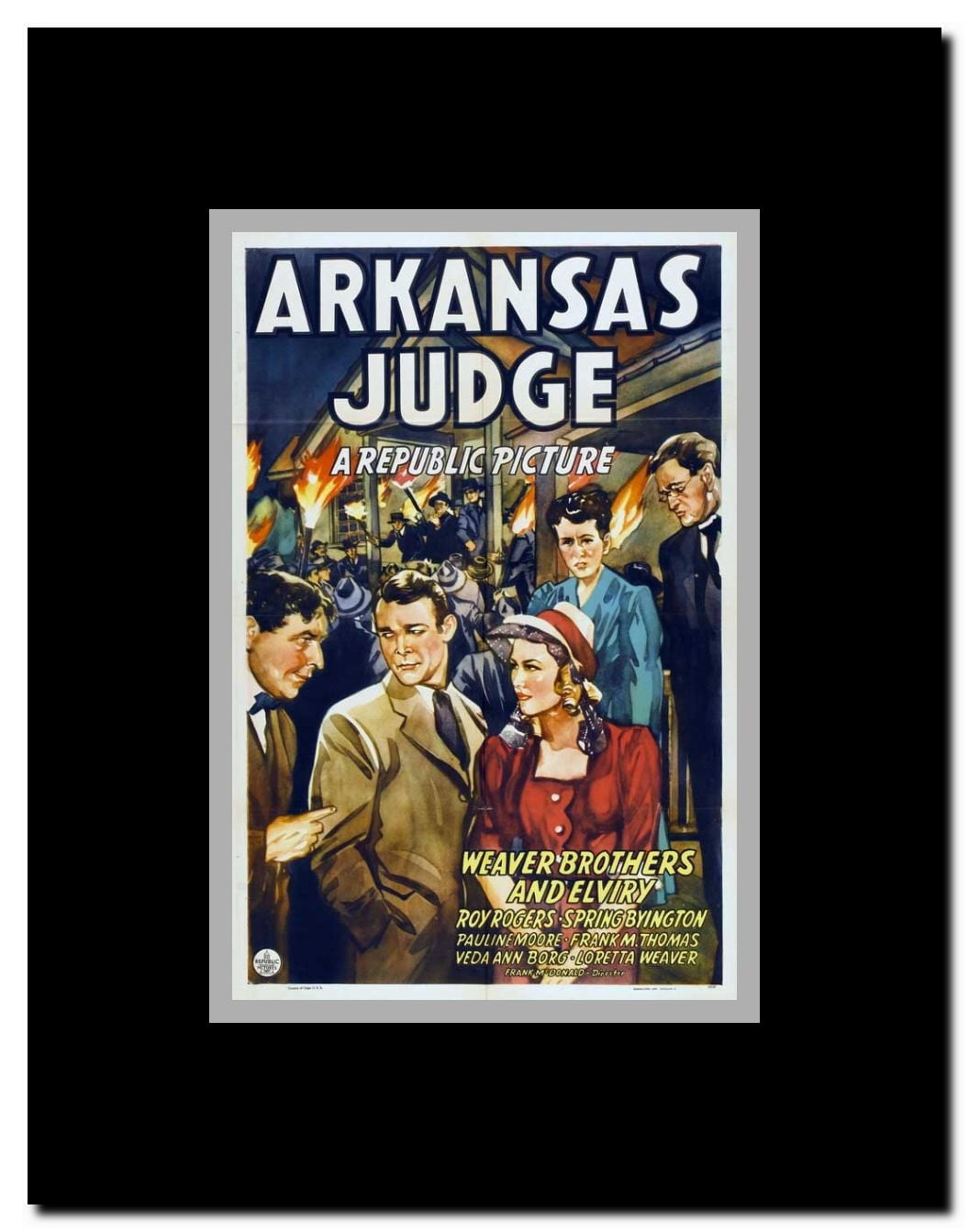 Arkansas Judge Framed Movie Poster