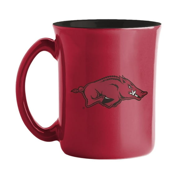 Arkansas Large 15oz Two Toned Cafe Mug with Inner Color