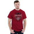 thumbnail image 1 of Arkansas Map Emblem State Pride Men's Graphic T Shirt Tees Brisco Brands S, 1 of 6
