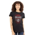 thumbnail image 1 of Arkansas Map Emblem State Pride Womens Slim Fit Graphic Tee Brisco Brands M, 1 of 3