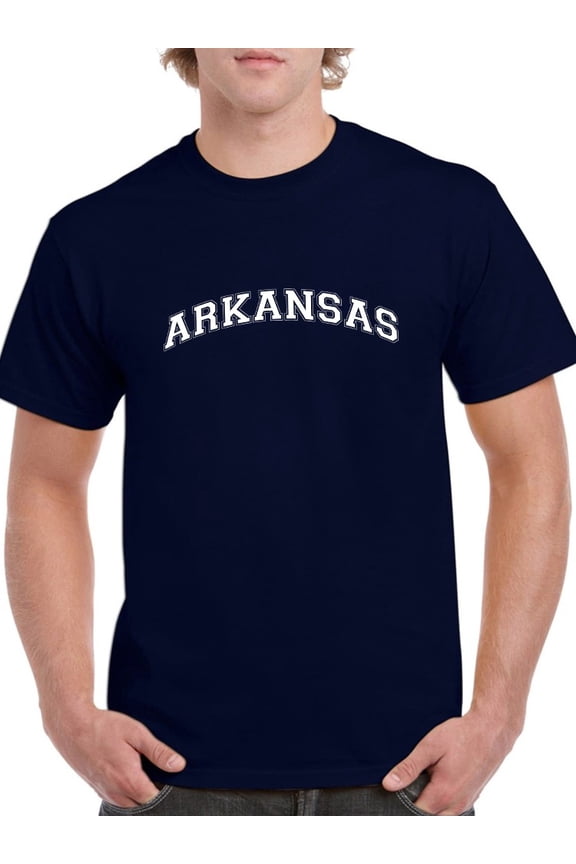 Arkansas Men T-Shirt, Male Large