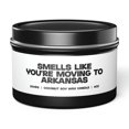 thumbnail image 1 of Arkansas Moving Away Friend Family Tin Candle Gift Decor Vanilla Coffee, 1 of 4