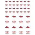 thumbnail image 1 of Arkansas Razor Backs Small Sticker Sheet - 2 Sheets, 1 of 1