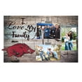 thumbnail image 1 of Arkansas Razorbacks 11" x 19" I Love My Family Clip Photo Frame, 1 of 1