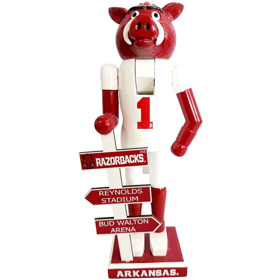 Arkansas Razorbacks 12" Mascot Nutcracker