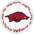 thumbnail image 1 of Arkansas Razorbacks 12" Welcome Circle Sign, 1 of 1