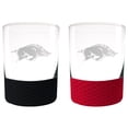 thumbnail image 1 of Arkansas Razorbacks 14oz. Commissioner Rocks Glass Two-Piece Set, 1 of 1