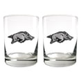 thumbnail image 1 of Arkansas Razorbacks 15oz. Legacy Rocks Glass Set, 1 of 1