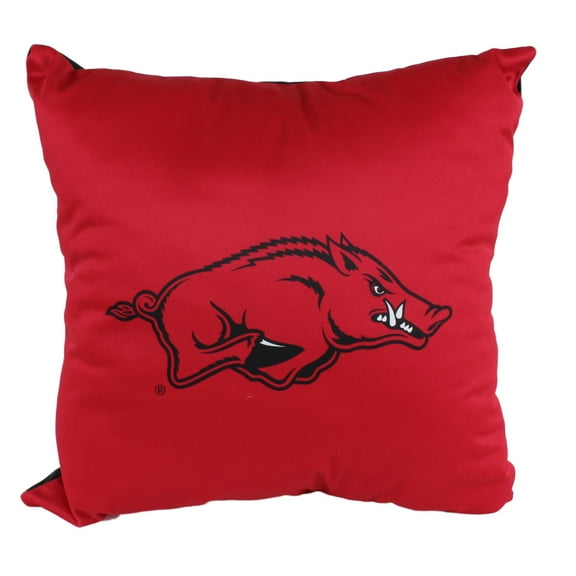 Arkansas Razorbacks 16 inch Reversible Decorative Pillow
