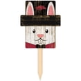 thumbnail image 1 of Arkansas Razorbacks 16" x 19" Easter Bunny Yard Stake, 1 of 1