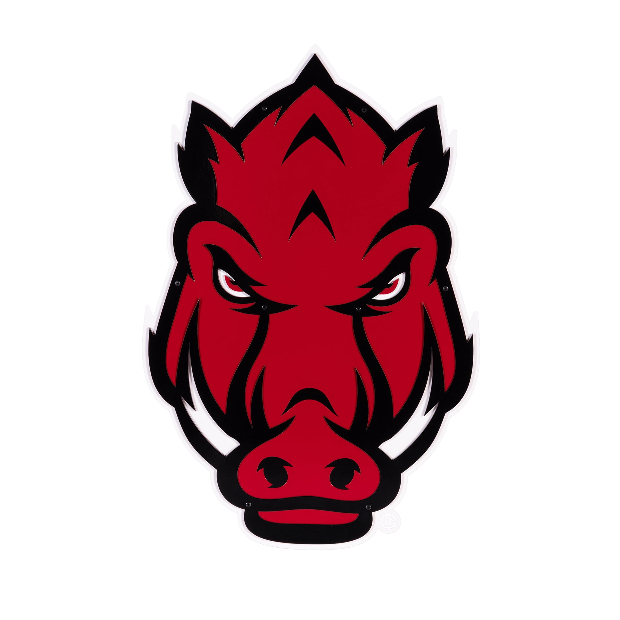 Layered Razorback Sign Arkansas Razorbacks 23