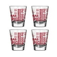 thumbnail image 1 of Logo Brands Arkansas Razorbacks 4-Pack 2oz. Shot Glass Set, 1 of 1