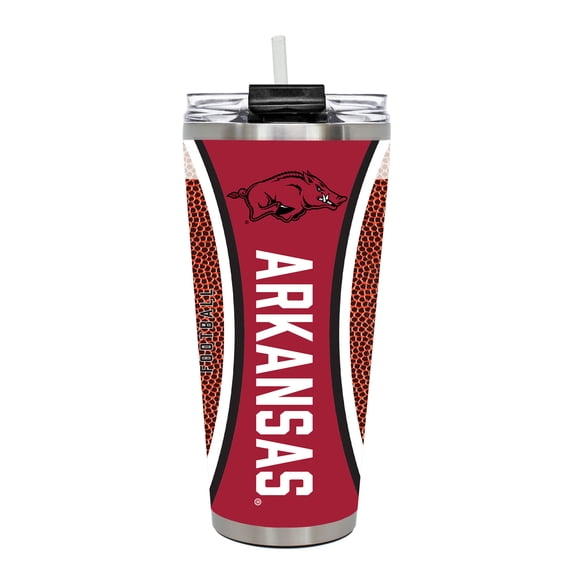 Arkansas Razorbacks 32oz. Big Slim Game Ball Travel Tumbler