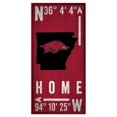 thumbnail image 1 of Arkansas Razorbacks 6'' x 12'' Team Coordinate Sign, 1 of 1