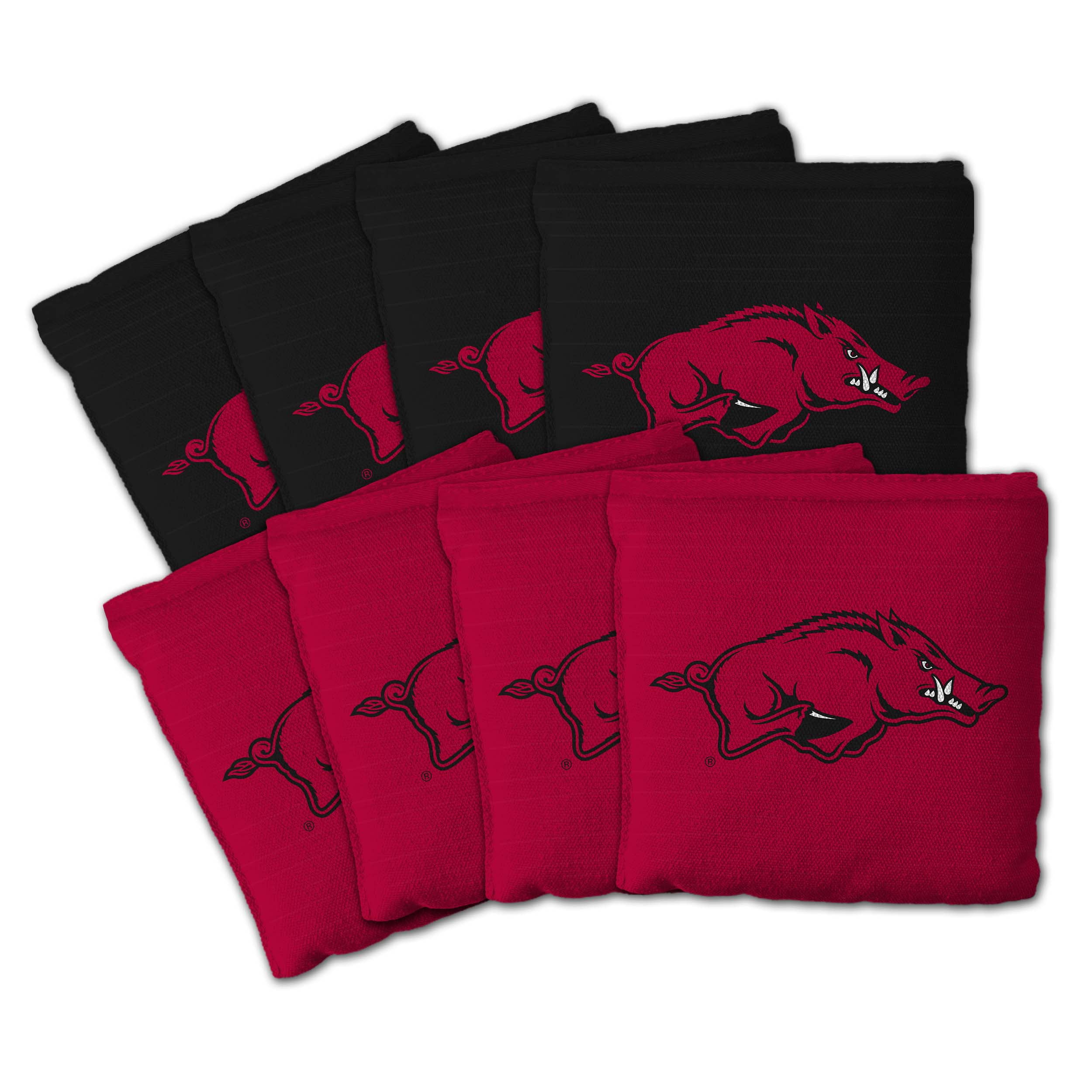Arkansas Razorbacks 8pk Licensed Cornhole Bags