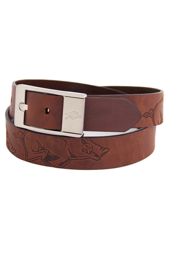Arkansas Razorbacks Brandish Leather Belt