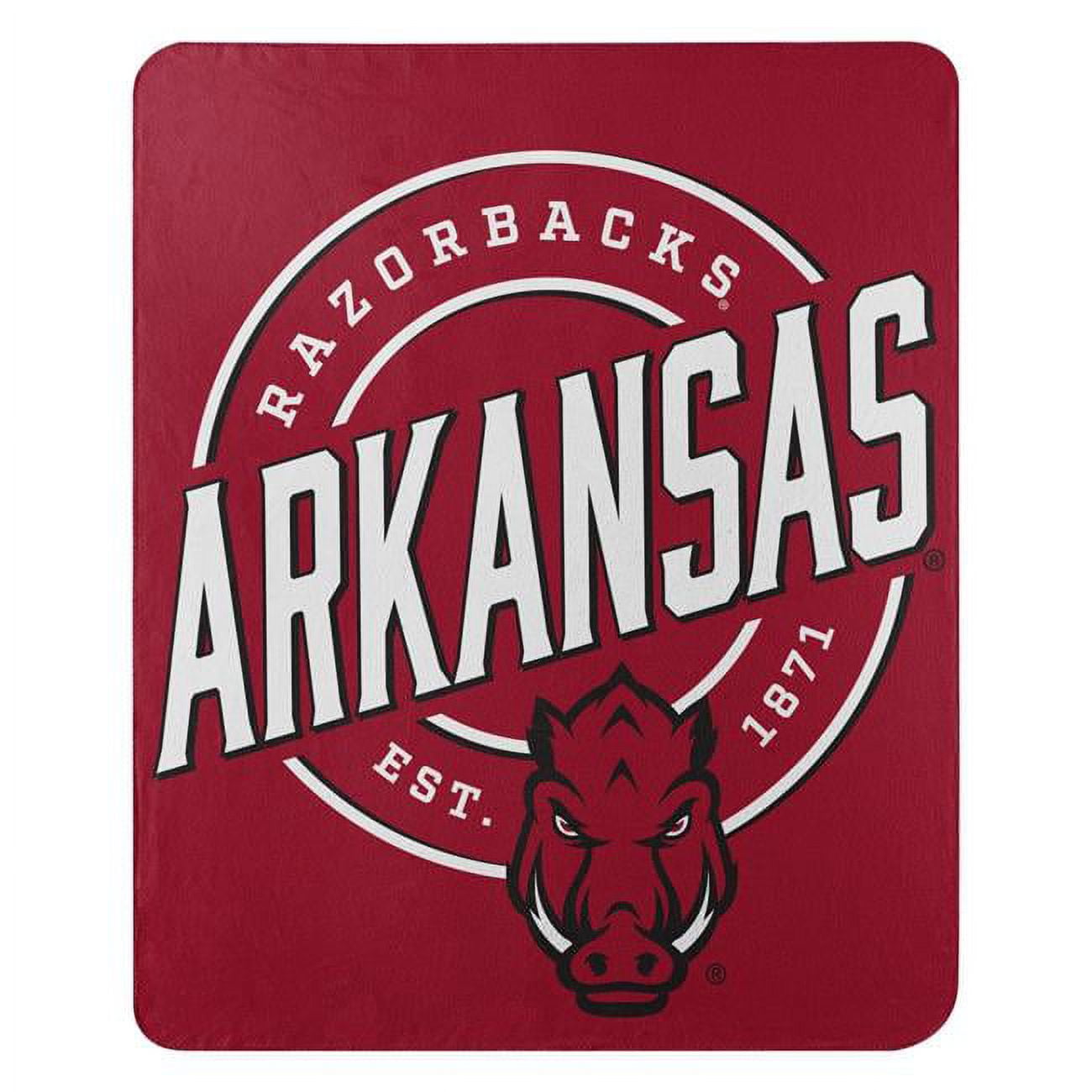 Arkansas Razorbacks Campaign Fleece Throw Blanket