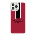 thumbnail image 1 of Arkansas Razorbacks HD Phone Case Compatible with Apple iPhone 13 Pro (Stripe) by Affinity Bands, 1 of 3