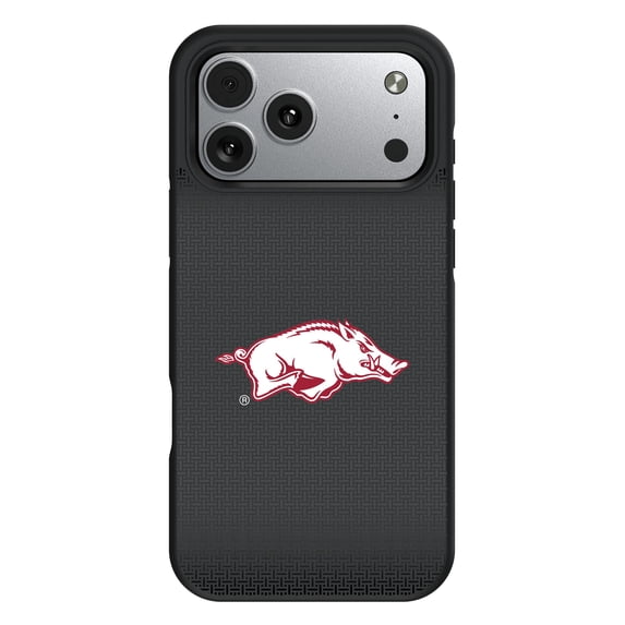 Arkansas Razorbacks Linen Logo iPhone Bump Case