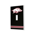 thumbnail image 1 of Arkansas Razorbacks Stripe Design Single Toggle Light Switch Plate, 1 of 4