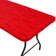 thumbnail image 1 of Arkansas Razorbacks Tailgate Fitted Tablecloth, 33" x 33", Card Table 72" x 30", 6 ft table, 1 of 5