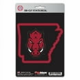 thumbnail image 1 of Arkansas Razorbacks Team State Shape Decal Sticker, 1 of 1