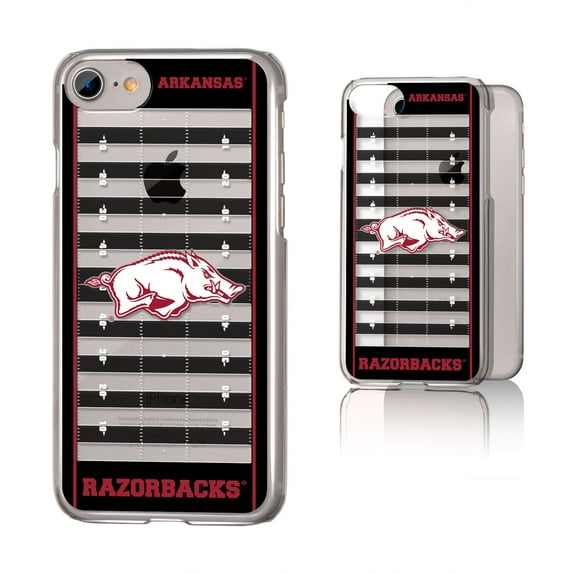 Arkansas Razorbacks iPhone Clear Football Field Design Case