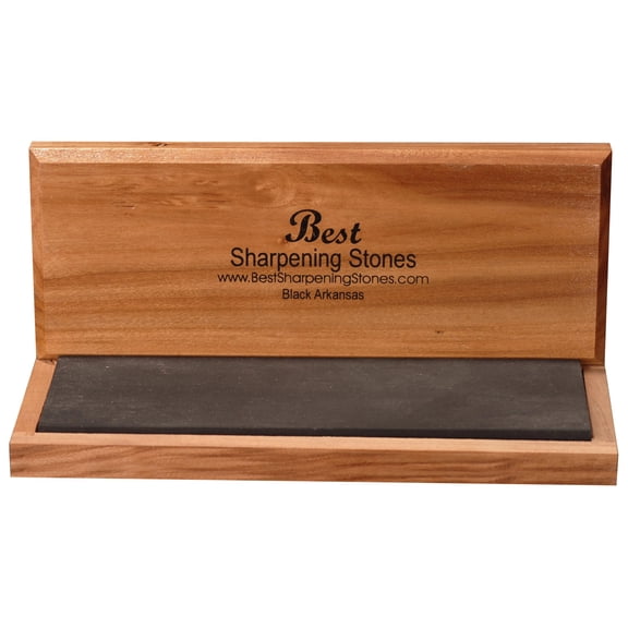 Arkansas Sharpening Stone - Black Surgical 8"x2"