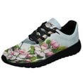thumbnail image 1 of Arkansas Spring Northern Mockingbird and Apple Blossoms Shoes Sneakers Black Size 13, 1 of 7