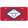 thumbnail image 1 of Arkansas State Flag Novelty Metal Vanity License Tag Plate, 1 of 1