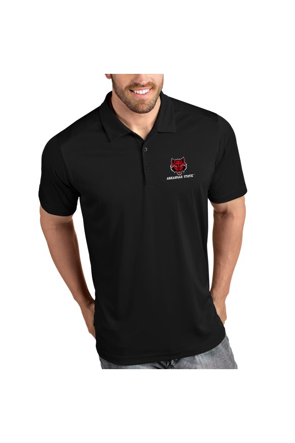 Arkansas State Red Wolves Antigua Tribute Polo - Black