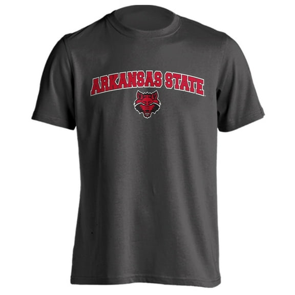 Arkansas State Red Wolves Classic Arch with Mascot Short Sleeve T-Shirt