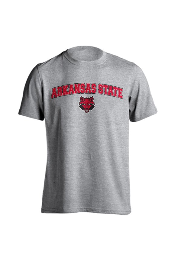 Arkansas State Red Wolves Classic Arch with Mascot Short Sleeve T-Shirt