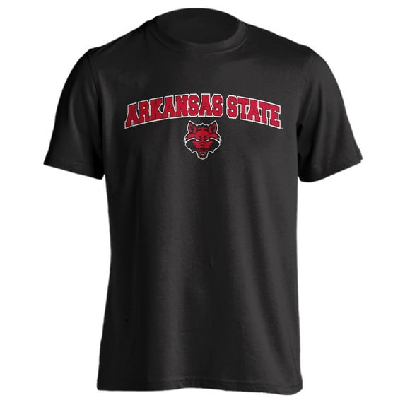 Arkansas State Red Wolves Classic Arch with Mascot Short Sleeve T-Shirt