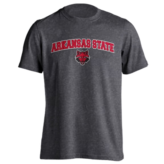 Arkansas State Red Wolves Classic Arch with Mascot Short Sleeve T-Shirt