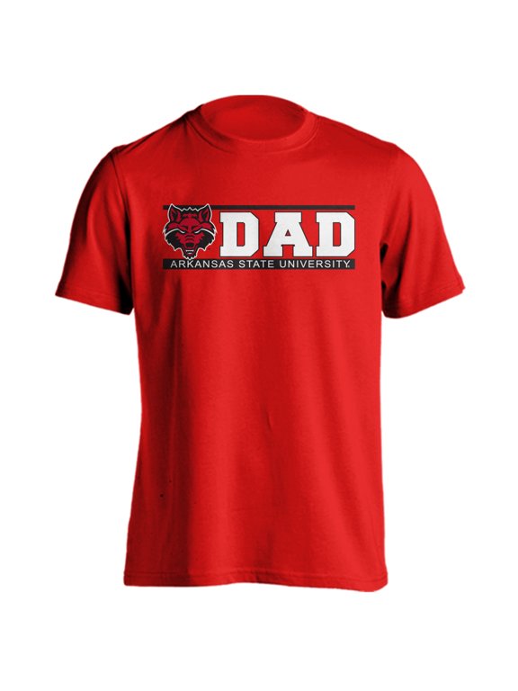 Arkansas State Red Wolves Dad Proud Parent Short Sleeve T-Shirt