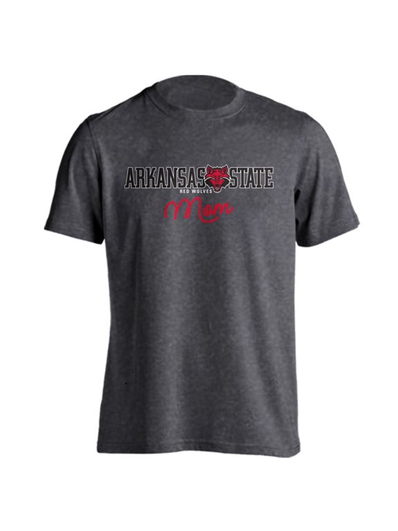 Arkansas State Red Wolves Mom Proud Parent Short Sleeve T-Shirt