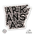 thumbnail image 1 of Arkansas State Shape Native Local Native Local - 3" Vinyl Sticker - For Car Laptop I-Pad Phone Helmet Hard Hat - Waterproof Decal, 1 of 2