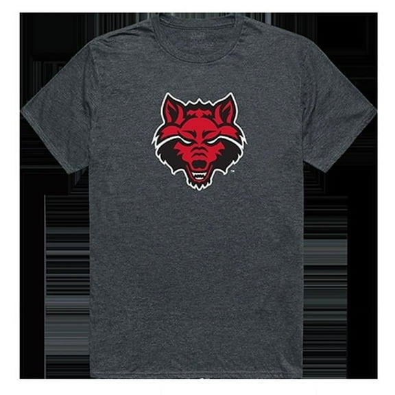 Arkansas State University Cinder College Tee, Heather Charcoal - Large