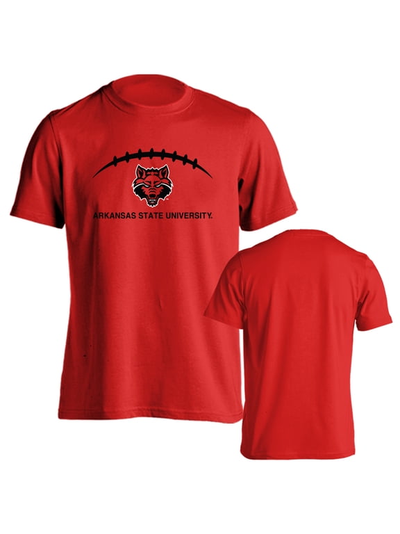 Arkansas State University Red Wolves Football Laces Out Logo T-Shirt
