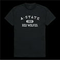 thumbnail image 1 of Arkansas State University Wolves Distressed Arch College T-Shirt, Black - Extra Large, 1 of 1